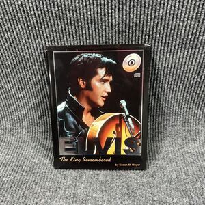 ELVIS The King Remembered by Susan Moyer Hardback/Cover VTG 2002 CD Included NEW